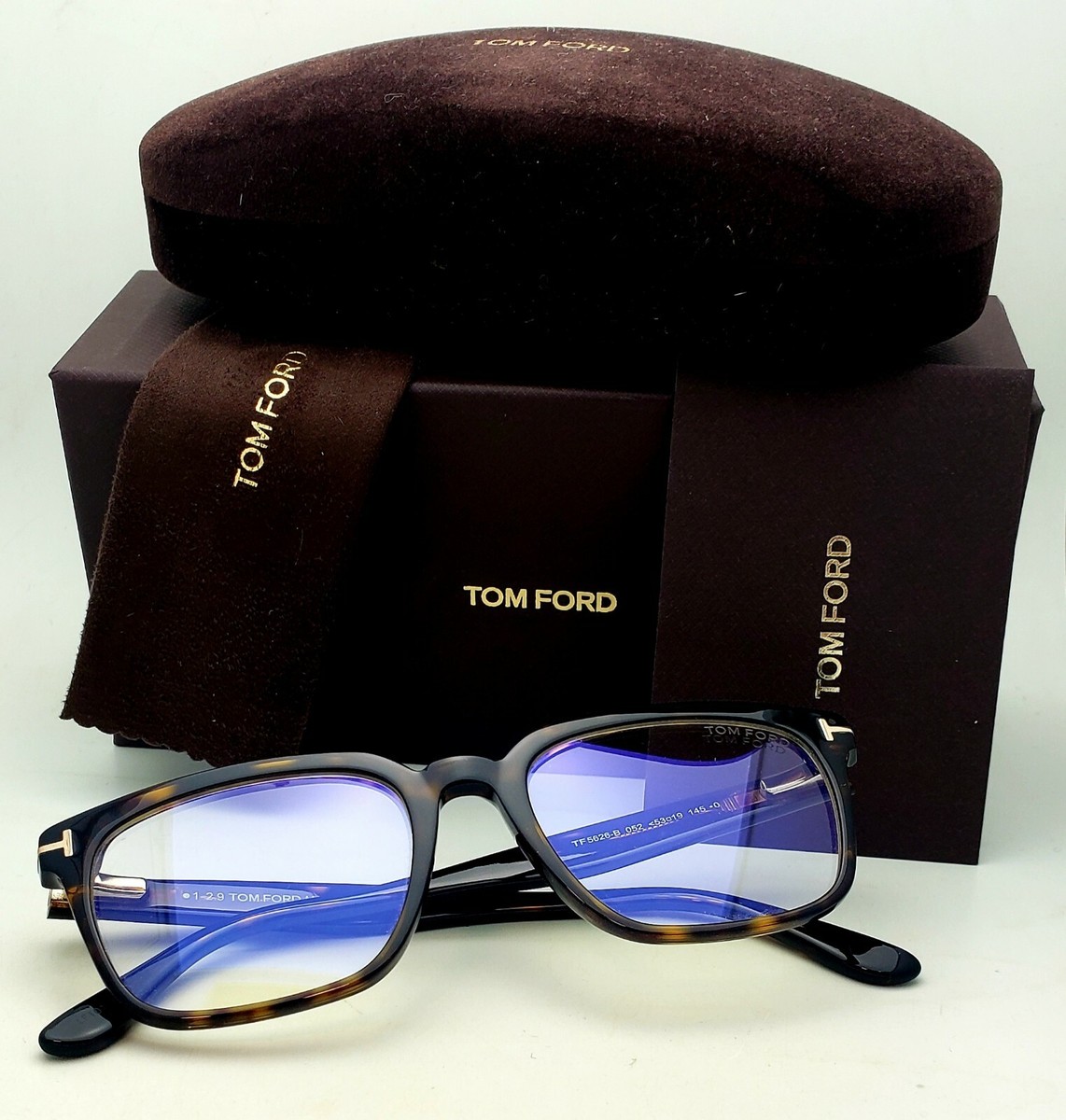 New TOM FORD Eyeglasses TF 5626-B 052 53-19 Tortoise Frames New TOM FORD Eyeglasses TF 5626-B 052 53-19 Tortoise Frames