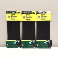 3M DRYWALL COARSE SCREENS 4 3/16" X 11 1/4" 4PK LOT X3 12 TOTAL SCREENS