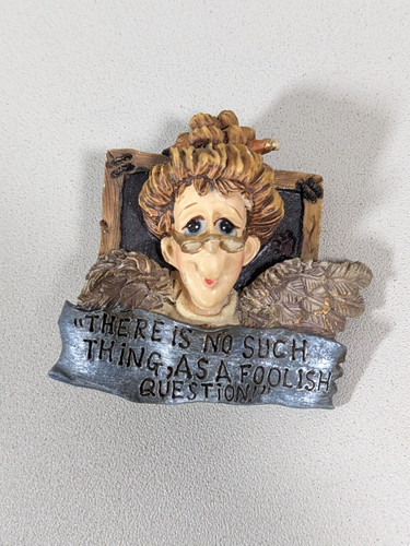 Teacher Angel Questions Blackboard Boyds Bears? Resin 3D Pin