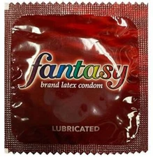 100 pieces pack Fantasy lubricated latex condoms condones