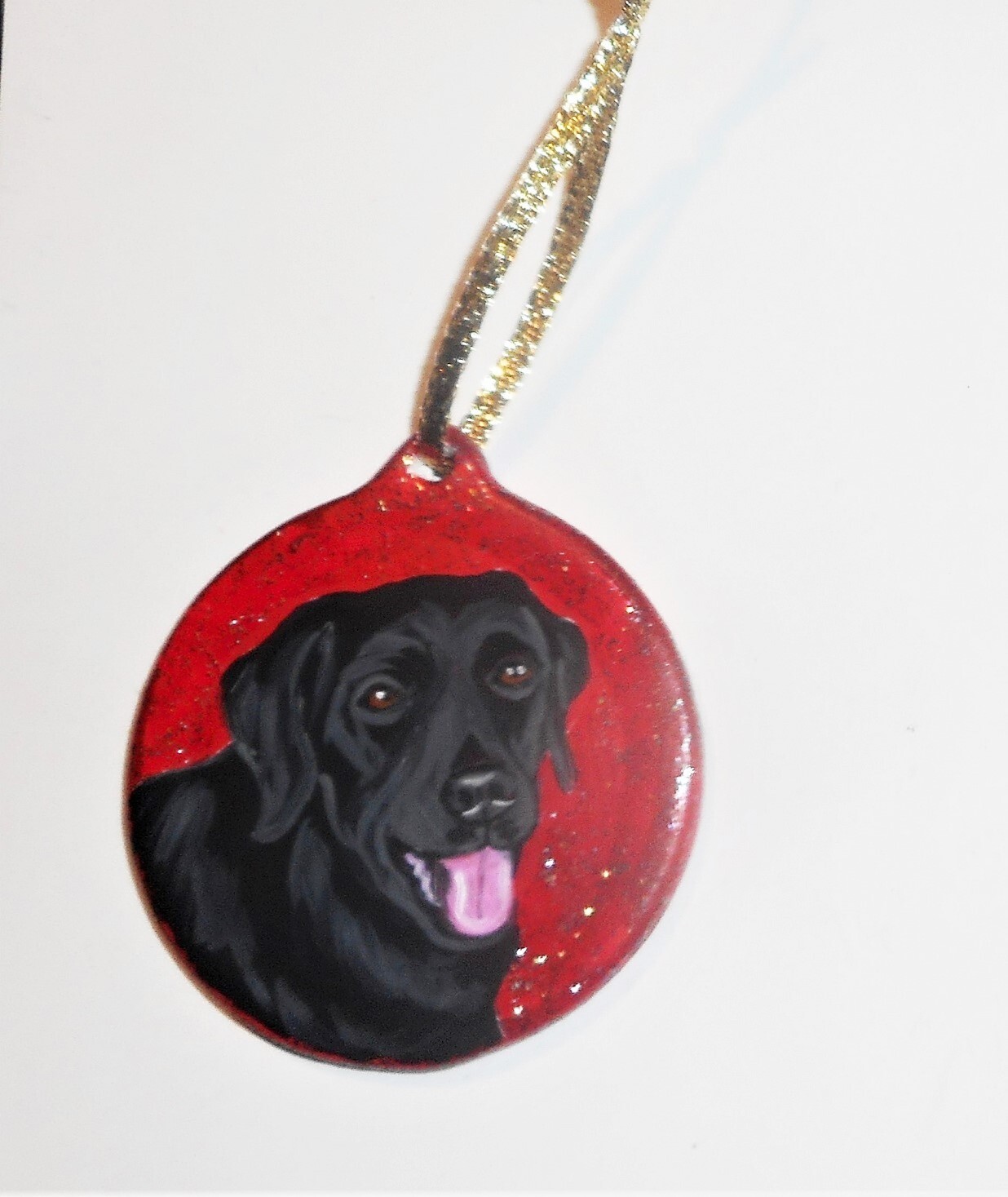 Labrador Retriever Black Lab Dog Christmas Ornament Tree Decoration
