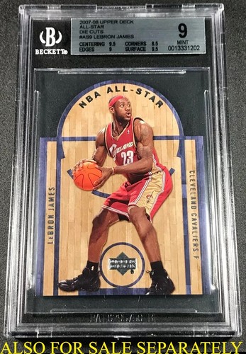 LEBRON JAMES 2005 UPPER DECK SP GAME USED #16 GOLD PARALLEL /25 PSA 9 POP1 - Picture 16 of 24