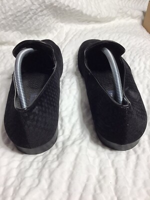GIORGIO BRUTINI CLOAK VELVE BLACK FABRIC Sz 11M SLIP-ON  display picture 3