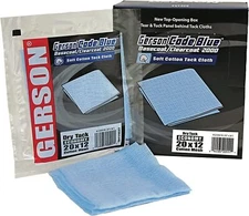 Gerson 20001B Tack Cloth, Box of 12, Blue Cotton Economy Mesh (20x12)