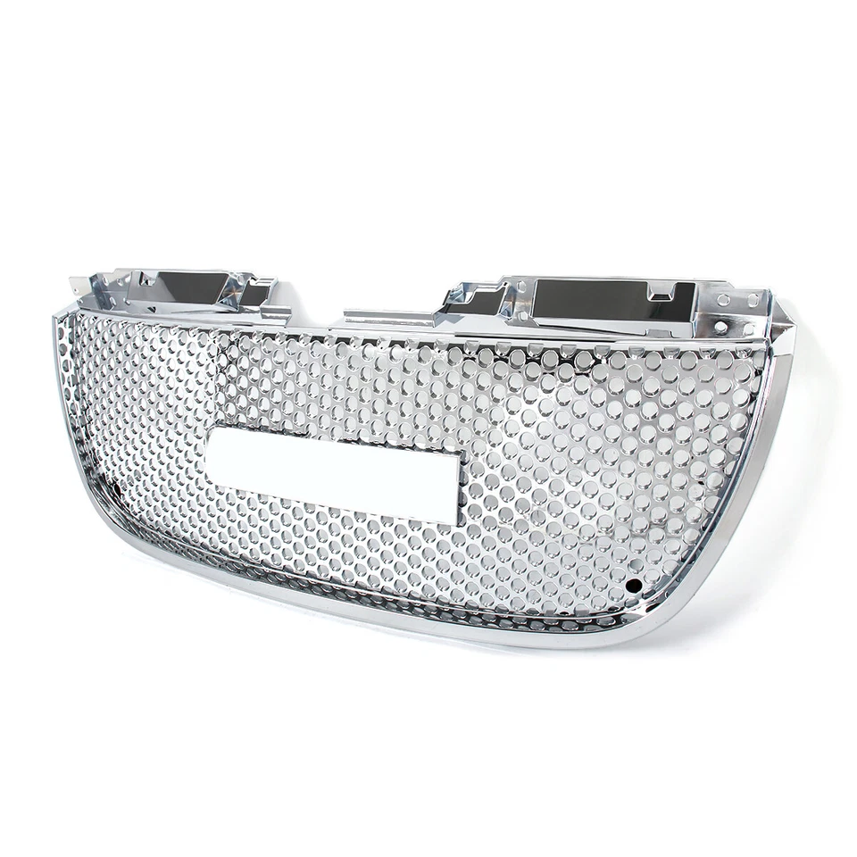 Front Bumper Grille Assembly Chrome For 2007-2014 GMC Yukon Yukon XL 1500 2500 - Image 4 of 4