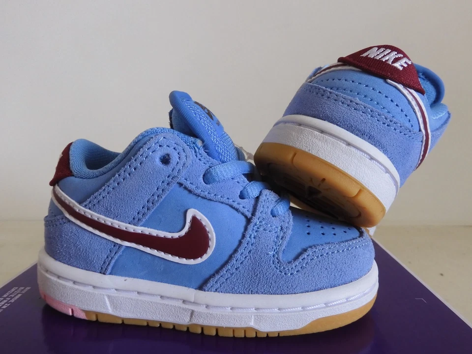 Nike Sb Dunk Low Pro (Td) Philadelphia Phillies Valor Azul Talla 5c [DN3673-400] Foto 2 de 4