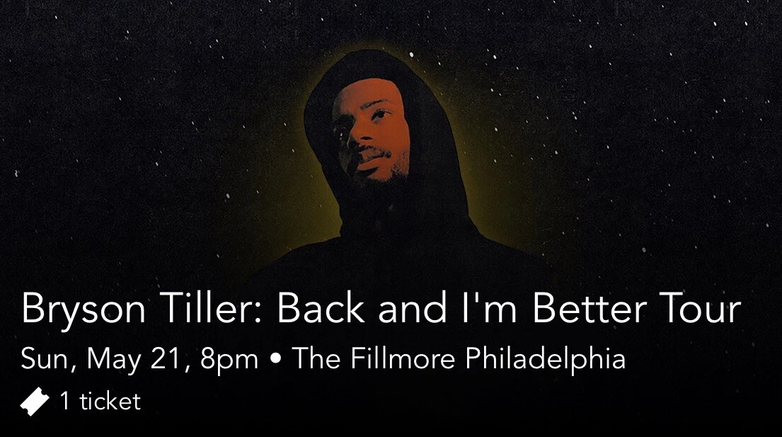 Bryson Tiller Tickets, 2023 Concert Tour Dates Ticketmaster, 59 OFF