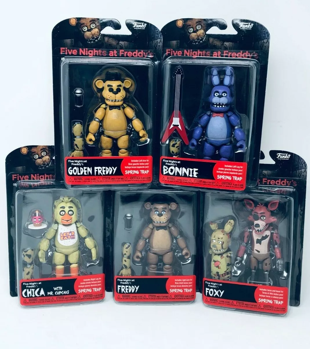 Funko FIVE NIGHTS AT FREDDY'S Springtrap SET of 5 Articulated