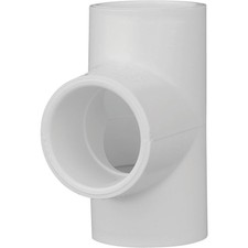 Charlotte Pipe 3/4 In. Schedule 40 PVC Tee PVC 02400 0800HA Pack of 25