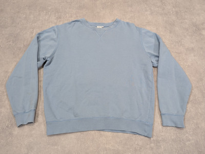 Sunspel Loopback Sweatshirt Herren L Nähte Freizeit Rundhals Pullover Lounge