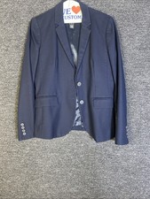 J. Crew Men s Size 6 100 Cotton Blue Suit Jacket