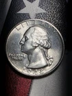 1948-S WASHINGTON QUARTER- BU 90% SILVER-ORIGINAL SURFACES   "FREE SHIPPING"