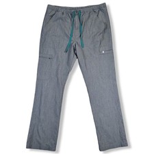 FIGS Cairo Cargo Scrub Pants Mens XL Gray TM3001 Technical Collection Pockets