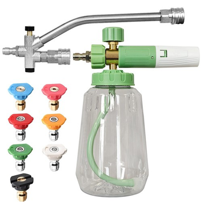 #ad 4000 PSI Foam Cannon Pressure Washer Gun Kit Double Tip Attachment Dual Connect $29.99