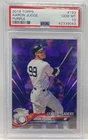 2018 TOPPS #193 AARON JUDGE PURPLE LEAGUE LEADERS PSA 10 GEM YANKEES MVP SP