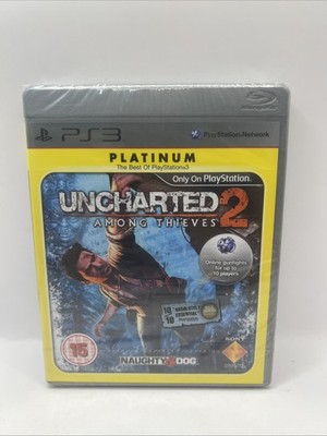 Uncharted 2 Among Thieves Sony PlayStation 3 PS3 Platinum Brandneu Sealed