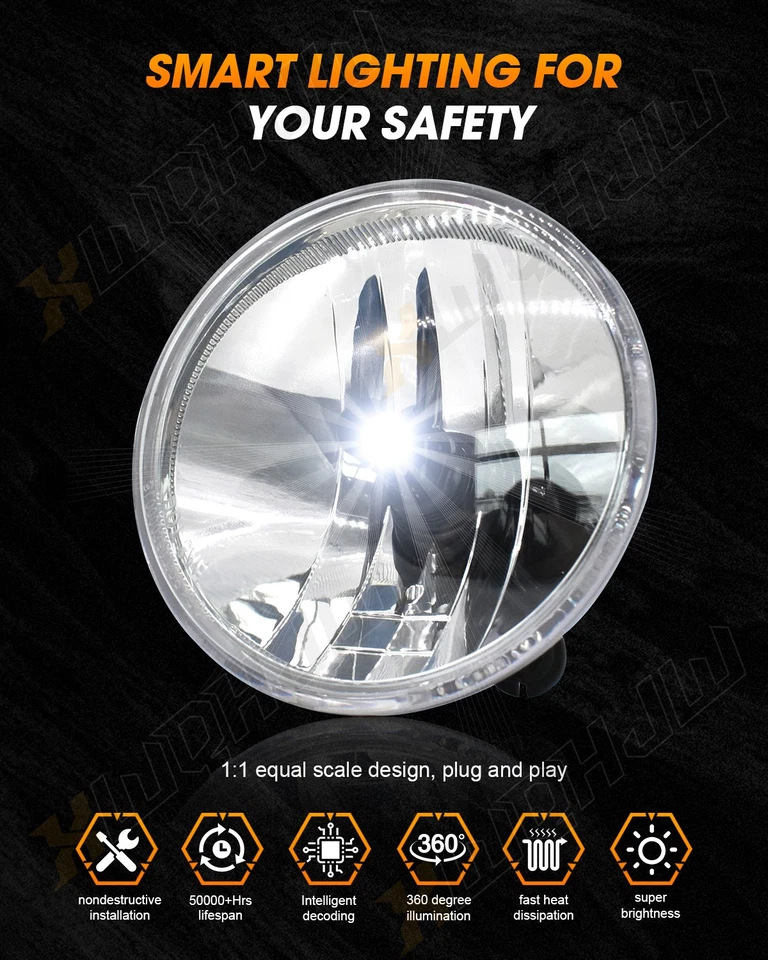 Fit 2008-2010 Ford Explorer Sport Trac com luzes de neblina de LED embutidas Adrenallin pkg - Imagem 4 de 4