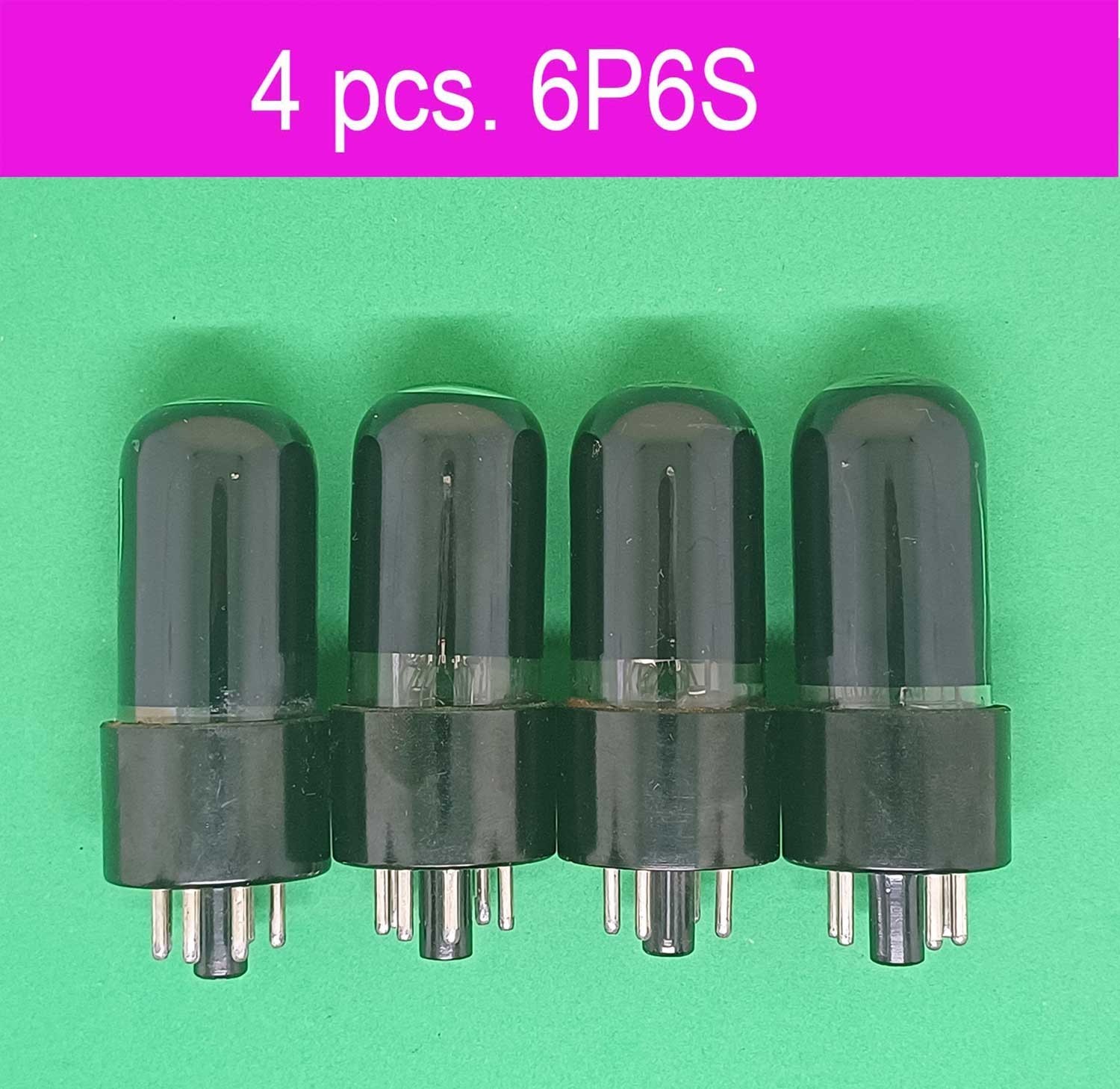 + NEW 4 PCS IN LOT 6P6S (6П6С) ~ 6V6GT/6AY5/587 vintage TUBES USSR = DDP