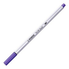 Premium Fibre-Tip Pen with Brush Tip - STABILO Pen 68 brush - Pack of 1 - Violet