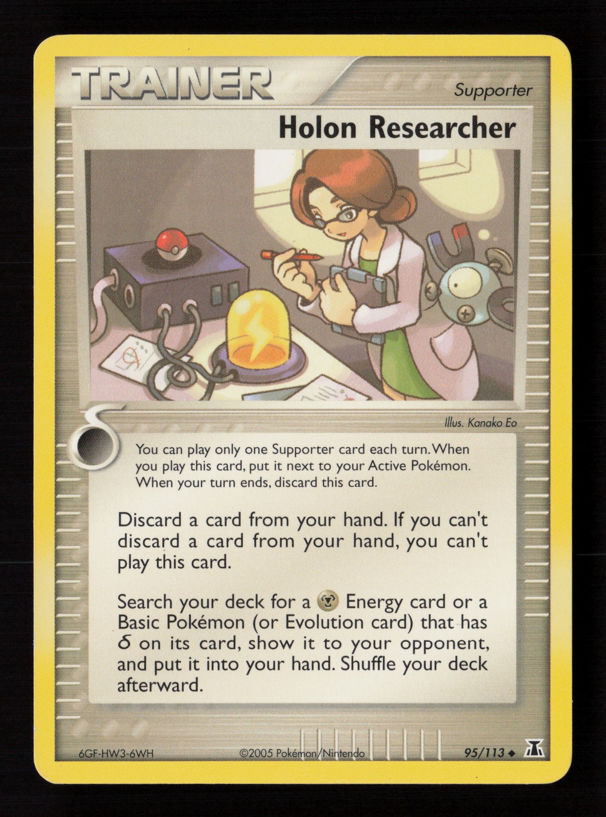 Holon Researcher 95/113 Delta Species Pokemon Card -B2