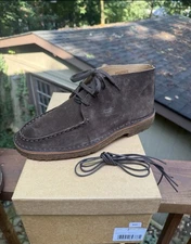 Drake's Crosby Moc-Toe Chukka Boot Sand Suede UK 7 US 8- Drakes of London