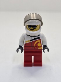 Lego - Minifigures - City - Rally Race Car Driver Airborne Logo 60113 cty0611