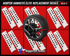 12 Hunter Hawkeye Elite Wheel Alignment Target Oem Replacement Decals 128-1395-3 12 Hunter Hawkeye Elite Wheel Alignment Target Oem Replacement Decals 128-1395-3