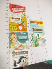 Scotch 1953 premium trading card space punchouts atomic ray gun rocket ship (3)
