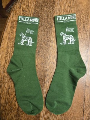Tullamore Dew Irish Whiskey Socks 1 Pair New