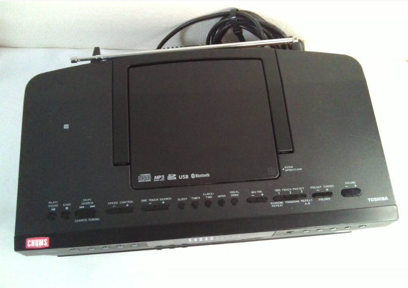 Toshiba Aurex Hi-Res Radio CD Player TY-AH1(K) USB SD Bluetooth