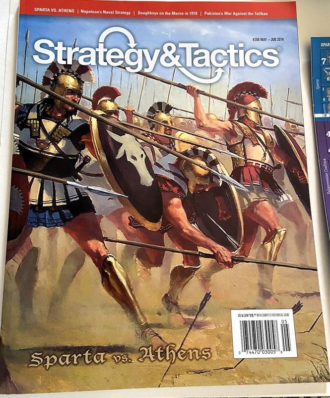 Strategy & Tactics Magazine #286 Sparta vs. Athens with Game (NEW)