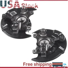 Pair Front Wheel Bearing Hub Knuckle Assy for 14-18 Toyota Corolla 1.8L 698-476