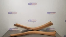 08 PORSCHE CAYMAN S 987 INTERIOR A PILLAR WINDSHIELD POST TRIM SET PAIR TAN