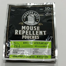 10pk Extra-Strength Grandpa Gus's Mouse Pouches Repels Mice with natural oils