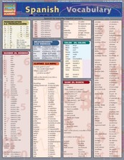 Spanish Vocabulary by Liliane Arnet (Fold-out book or chart)