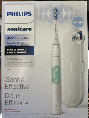 Philips Sonicare Protective Clean 4700 Power Toothbrush W/ Travel Case  NIB