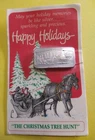 The American Royal Mint Christmas Silver Bar, .999 15 Grains Silver Overlay
