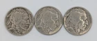 1930 P,2S Buffalo Nickel Set.  3 Coins.  Full dates mint marks and in nice shape