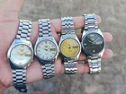 Vintage Seiko 5 Automatic Men's Watches – Classic Collection (Lot of 4)