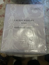 Paar Original Laura Ashley Home Josette Amethystmuster gefütterte Vorhänge Brandneu in Verpackung