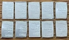 LOT OF 10 VALCAMBI SUSSE 1 GRAM .999 FINE SILVER BARS