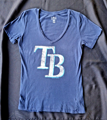 Ladies Tampa Bays Rays T-Shirt Medium