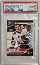 2023-24 Topps Now NHL Stickers - Connor Bedard #1 /29357 (RC)