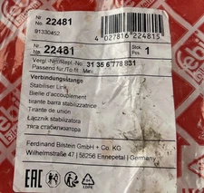 Febi Bilstein 31356778831 Front Stabilizer Sway Bar Link Mini Cooper thumbnail 4