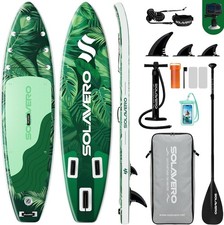 11' Inflatable SUP Paddle Board, Stand Up Paddle Board Accessories for Adults