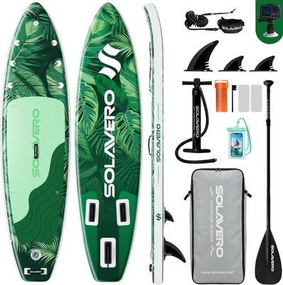 #ad 11#x27; Inflatable SUP Paddle Board Stand Up Paddle Board Accessories for Adults $160.30