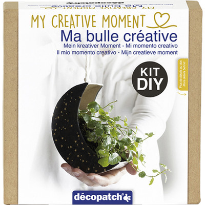 Décopatch 5x Mini-Set für Erwachsene, Mein kreativer Moment, Mond KIT038C