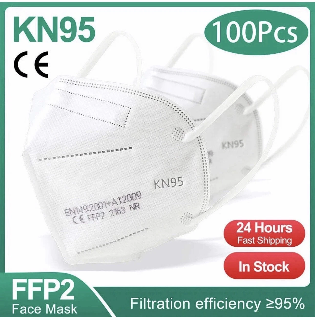 KN95 Face Masks Colors Security Protection Mask 5ply Mask PFF2 N95 Masciarelli
Opens in a new window