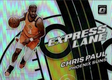 2021-22 Donruss Optic Chris Paul #9 Express Lane Holo Phoenix Suns 4C