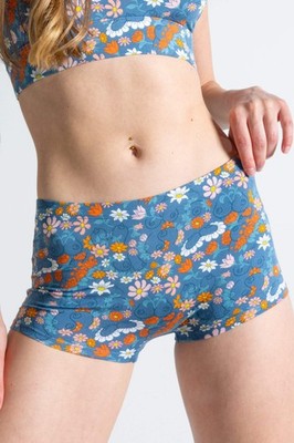 Shinesty ''The Gardening Nips'' Busty Floral Modal Boyshort Underwear